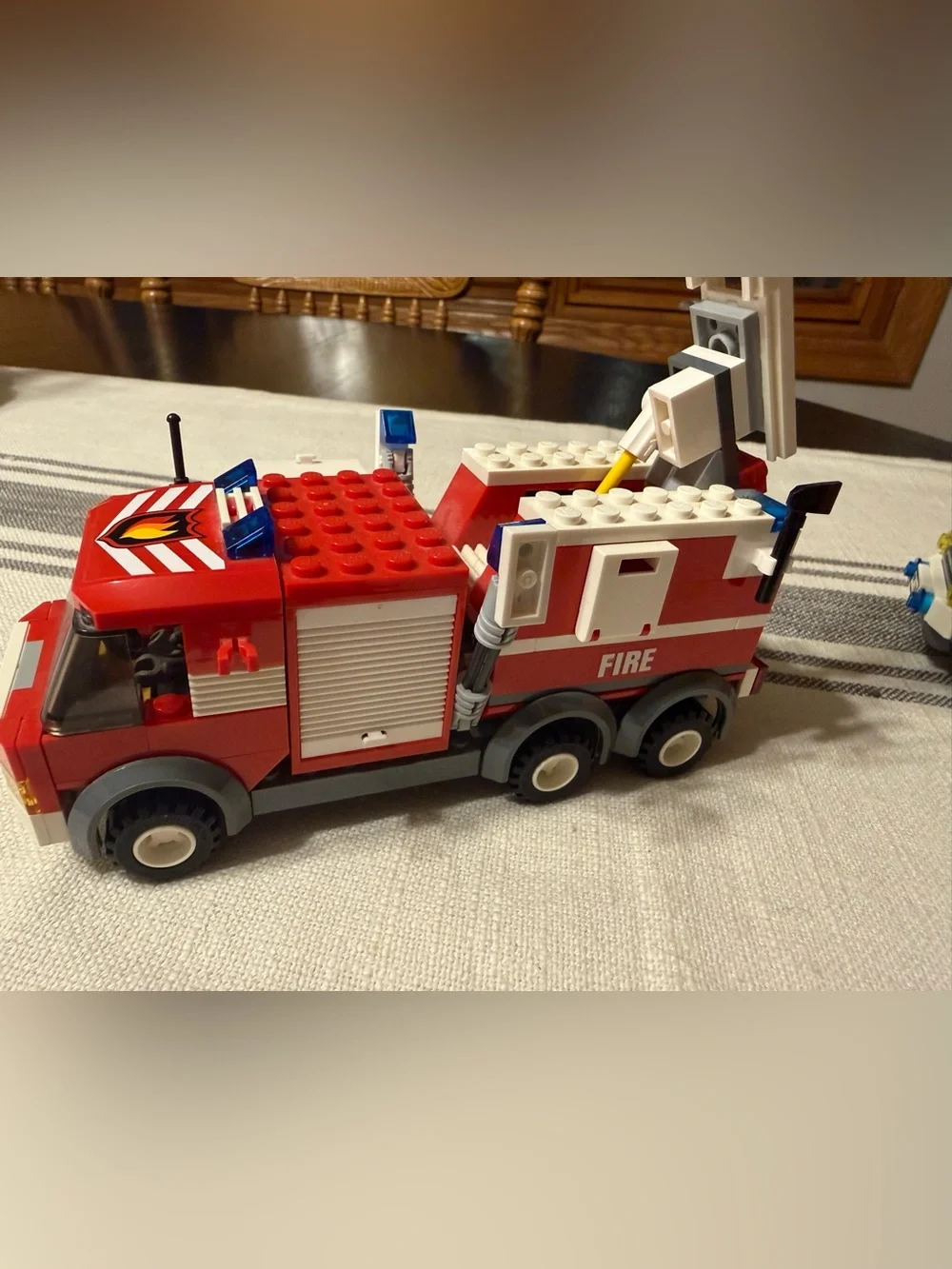 Lego Fire City Rescue set 7239 plus extra truck